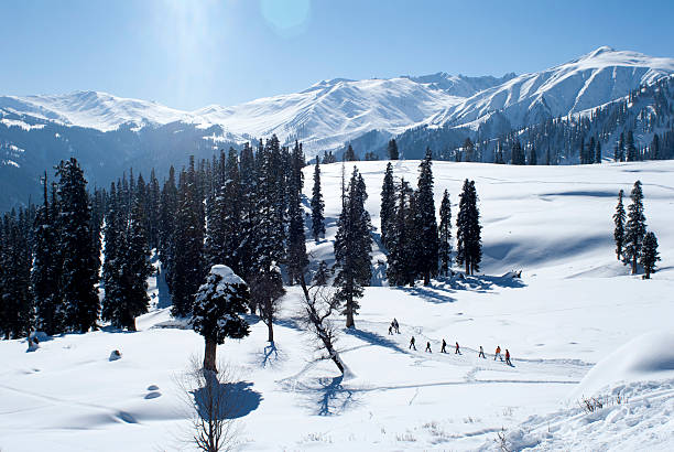 Beautiful Skiing Resort of Gulmarg in Kashmir – India